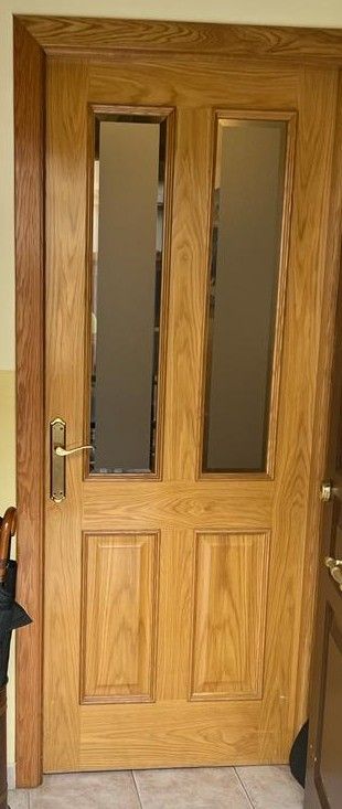 Puertas de roble macizas