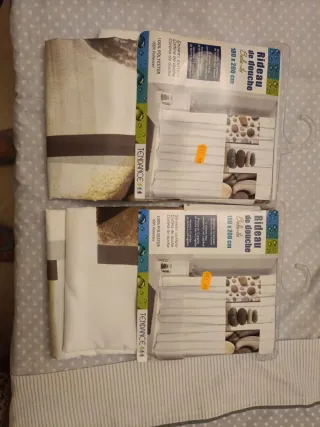 Cortinas de ducha TENDANCE 180x200 cm