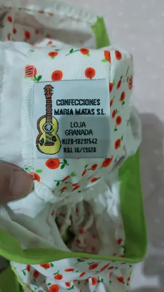 Vestido Flamenco Niña Estampado Flores.