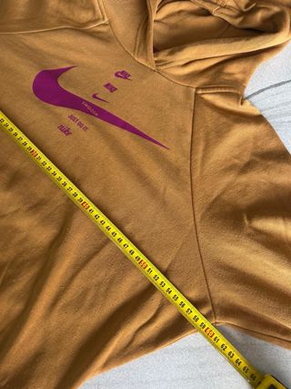 Sudadera Nike vintage color Mostaza Talla S