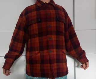 Cazadora de cuadros hombre