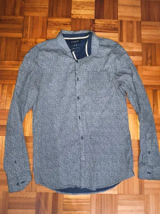Camisa Pull&Bear azul Talla S