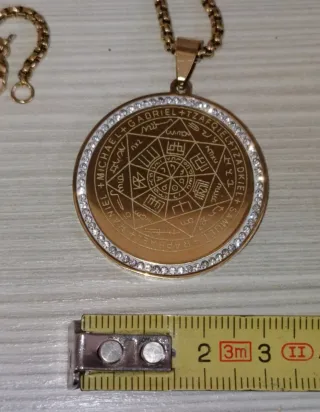 Collana Amuleto 7 Arcangeli Talismano Portafortuna
