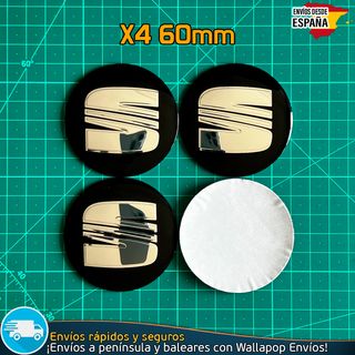 X4 Emblemas Sea 60mm Pegatinas Tapacubos Llantas