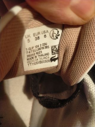 Zapatillas Lacoste Talla 38