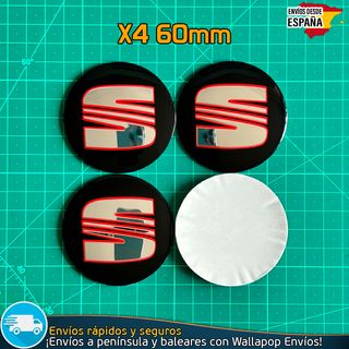 X4 Emblemas Sea 60mm Pegatinas Tapacubos Llantas