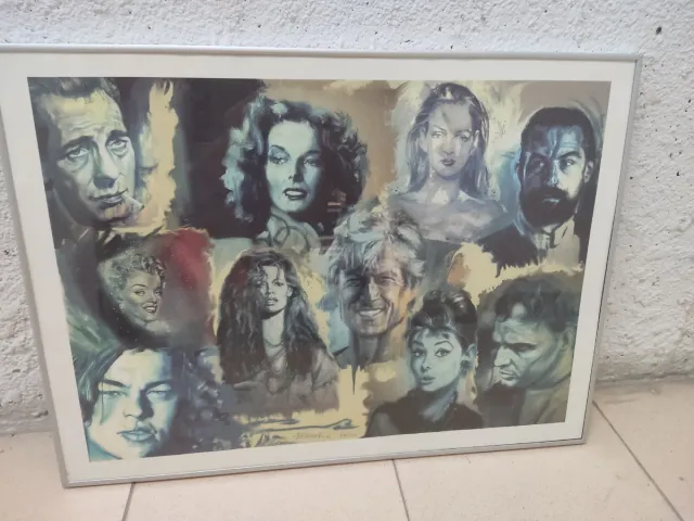 Cuadro Pedro Lerma Artistas Hollywood