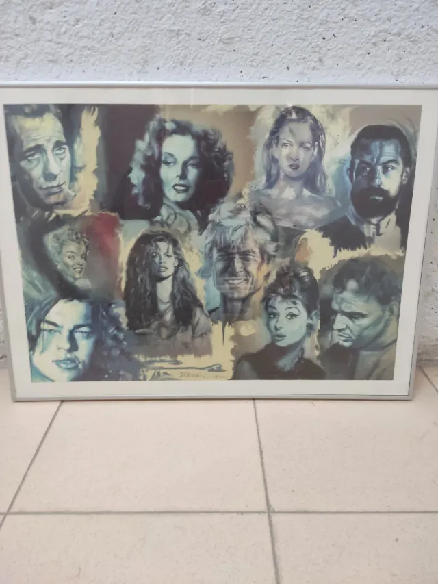 Cuadro Pedro Lerma Artistas Hollywood