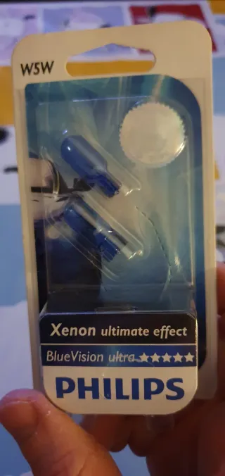 LUCES PHILIPS H1 ORIGINALES XENON ULTIMATE EFFECT