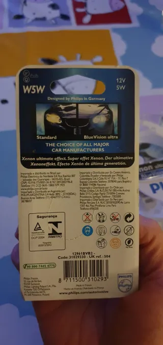 LUCES PHILIPS H1 ORIGINALES XENON ULTIMATE EFFECT