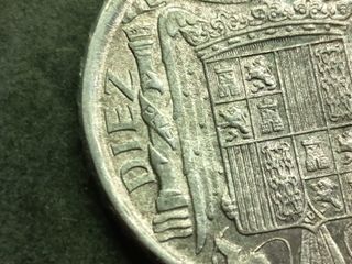 Variante PLVS 10 Céntimos 1941 España