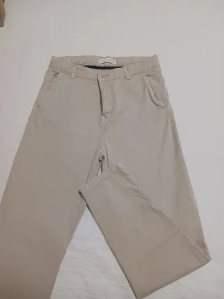 Pantalón chino Zara beige T.13-14 años