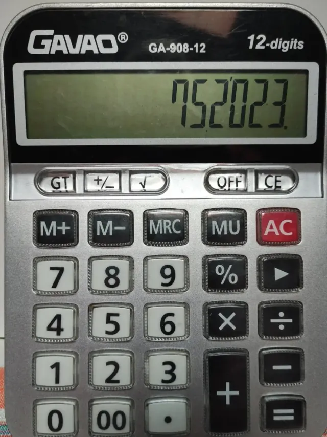 Calcolatrice GAVAO GA-908-12 12 cifre