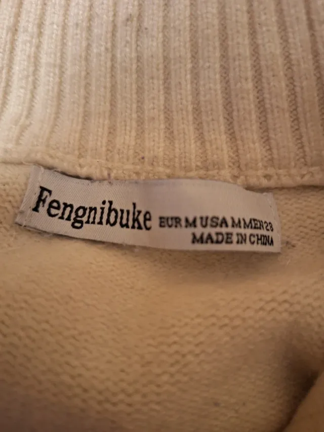 Jersei de punto grueso rayas cremallera