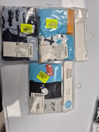 Lote 7 calzoncillos niño Fun Time