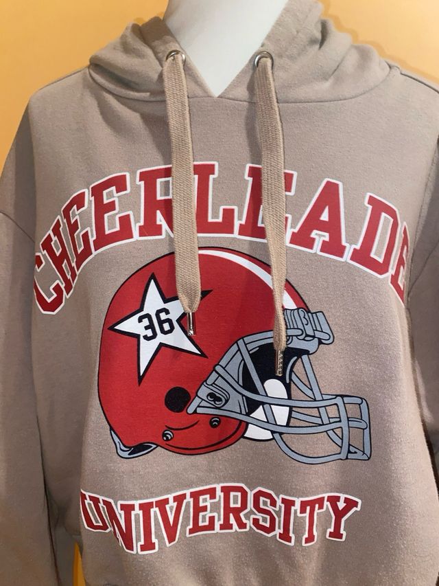 Sudadera corta Cheerleading University