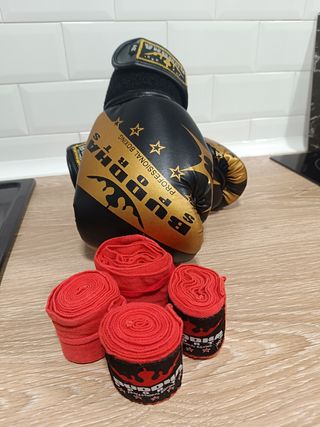 Guantes Boxeo Infantil BUDDHA + Vendas
