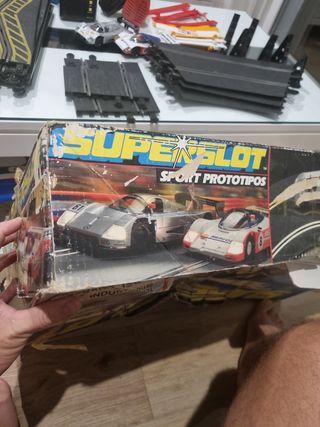 Circuito Scalextric SuperSlot Coches