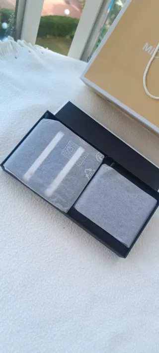 Estuche Michael Kors Hombre Azul y Blanco