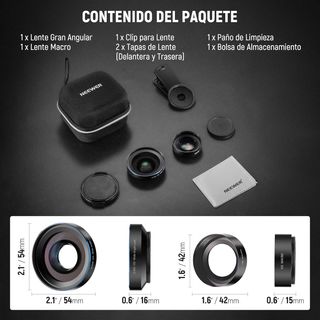 NEEWER BASICS LS-67 2en1 Objetivos Cámara Móvil