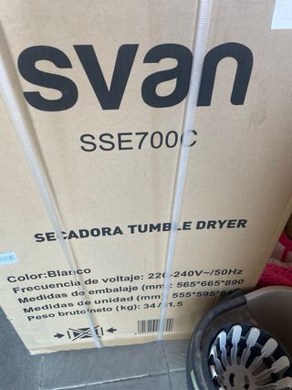 Secadora Svan SSE700C sin estrenar