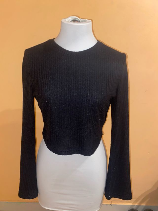 Jersey corto mujer negro
