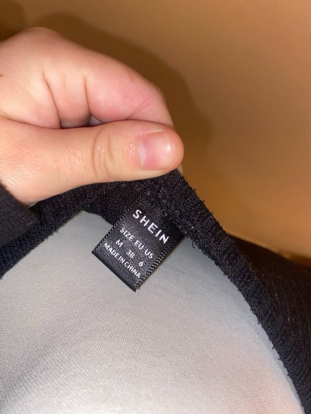 Jersey corto mujer negro