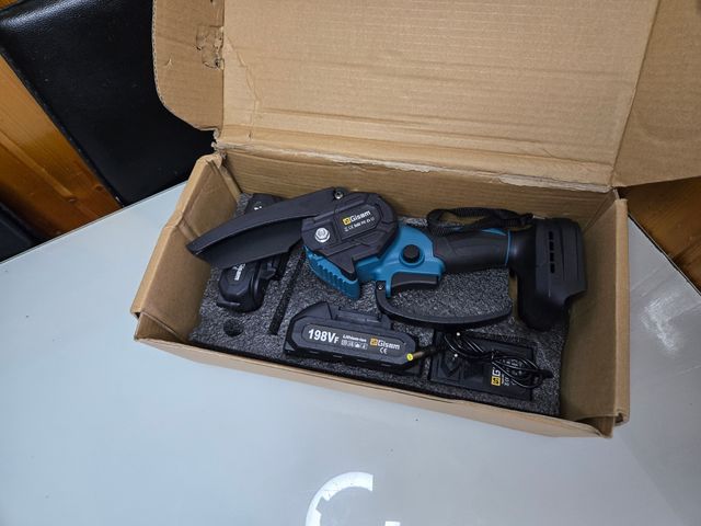 Motosega Senza Fili 8 Pollici +2 Batterie