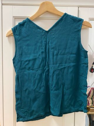 Camiseta tirantes Nice Things verde azulado