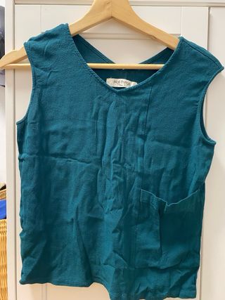 Camiseta tirantes Nice Things verde azulado