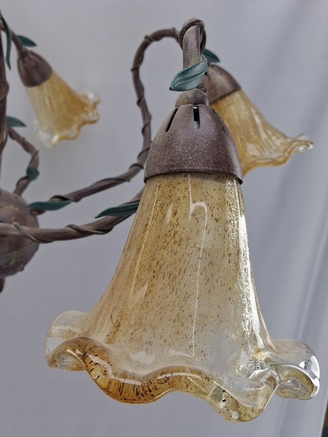 Lámpara Techo Vintage Florentina 5 Luces