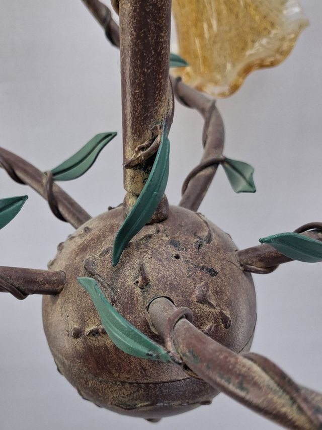 Lámpara Techo Vintage Florentina 5 Luces