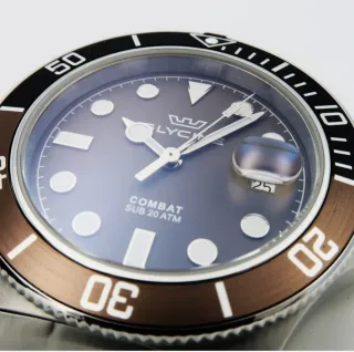 Reloj Glycine Combat Sub GL 1017 Marrón/Plata