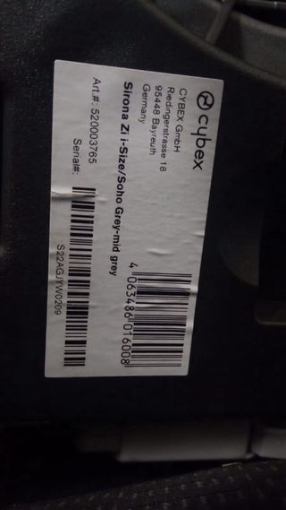 Silla de coche Cybex Sirona giratoria