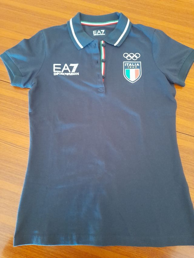 Polo EA7 Italia Team Olimpico, originale, taglia S