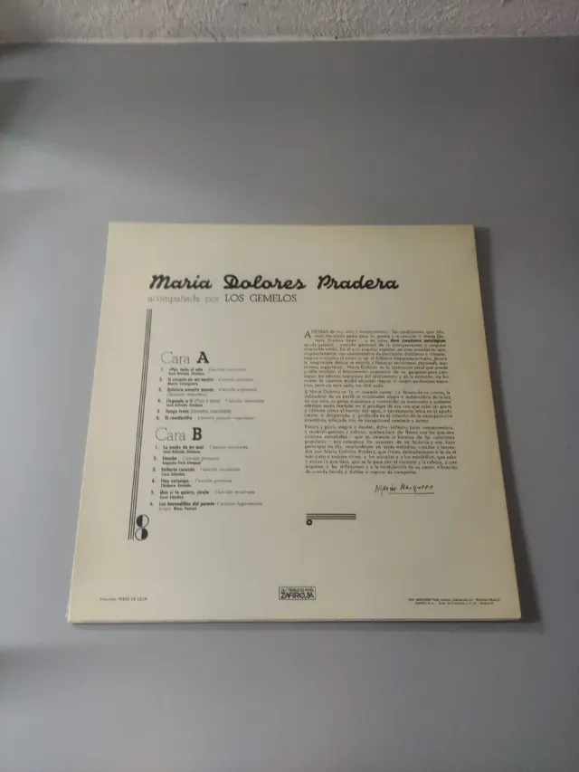 Vinilo María Dolores Pradera - Los Gemelos
