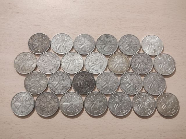 Prata ½ Kg 100 Pesetas 1966 Espanha