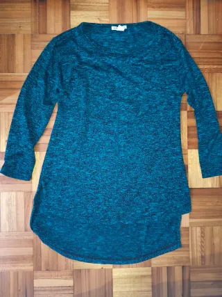 Jersey Blanco Manga Larga Talla L