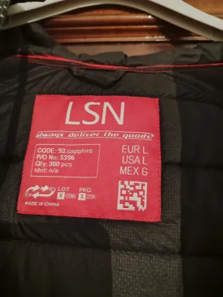 Cazadora técnica LSN negra