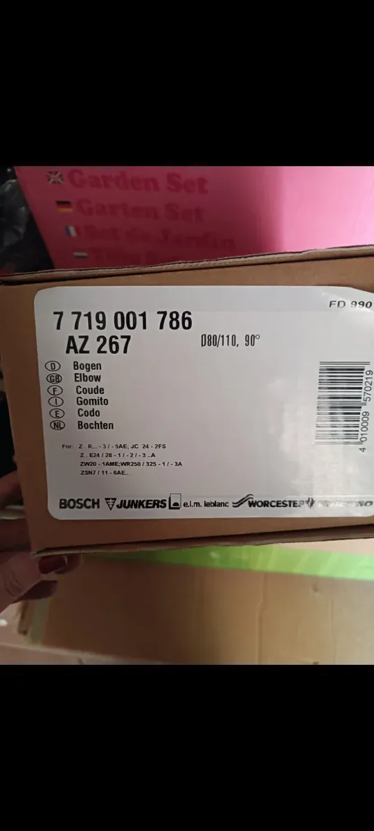 Codo 90° Bosch Junkers 7719001786