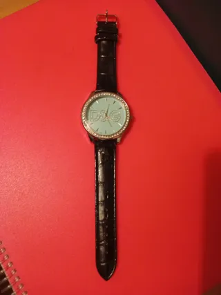 Reloj Dolce & Gabbana Negro y Plateado esfera azul