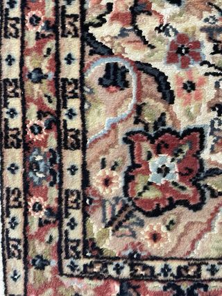 Tappeto Nain piccolo lana, seta nuovo 105x63