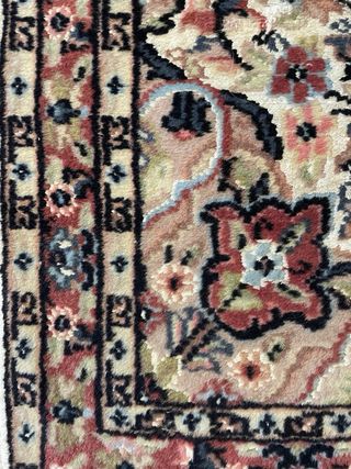 Tappeto Nain piccolo lana, seta nuovo 105x63