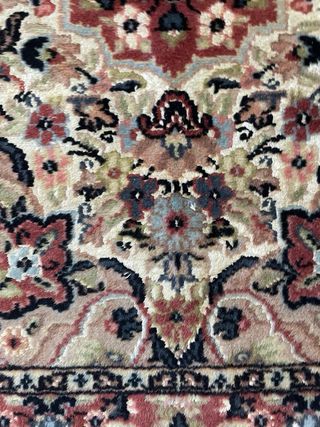 Tappeto Nain piccolo lana, seta nuovo 105x63