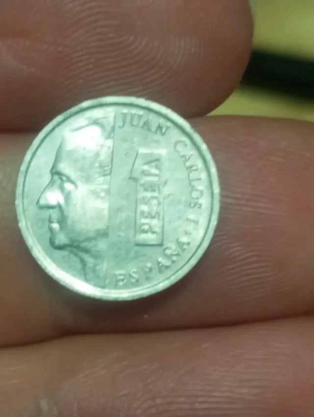 Moneda 1 Peseta Rey Juan Carlos 1998