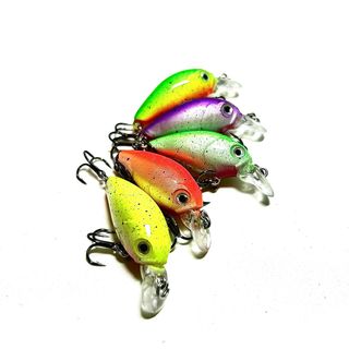 Lote 5 Mini Crankbaits Trucha