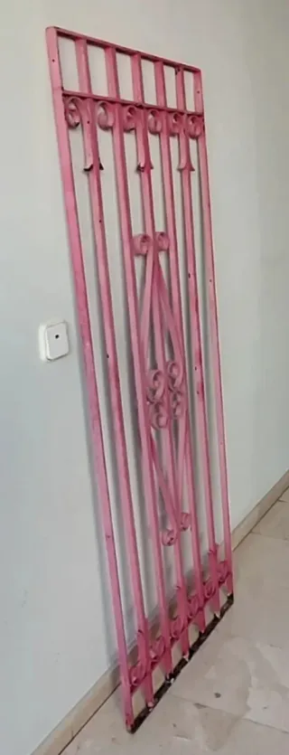 Reja de hierro forjado decorativa,medidas 159x61x2