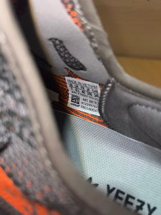 Adidas Yeezy 350 V2 Gris Naranja