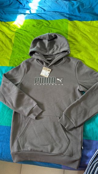 Felpa Puma Grigio Scuro Invernale XS