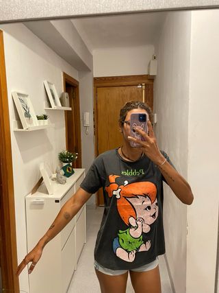 Camiseta manga corta de los picapiedra